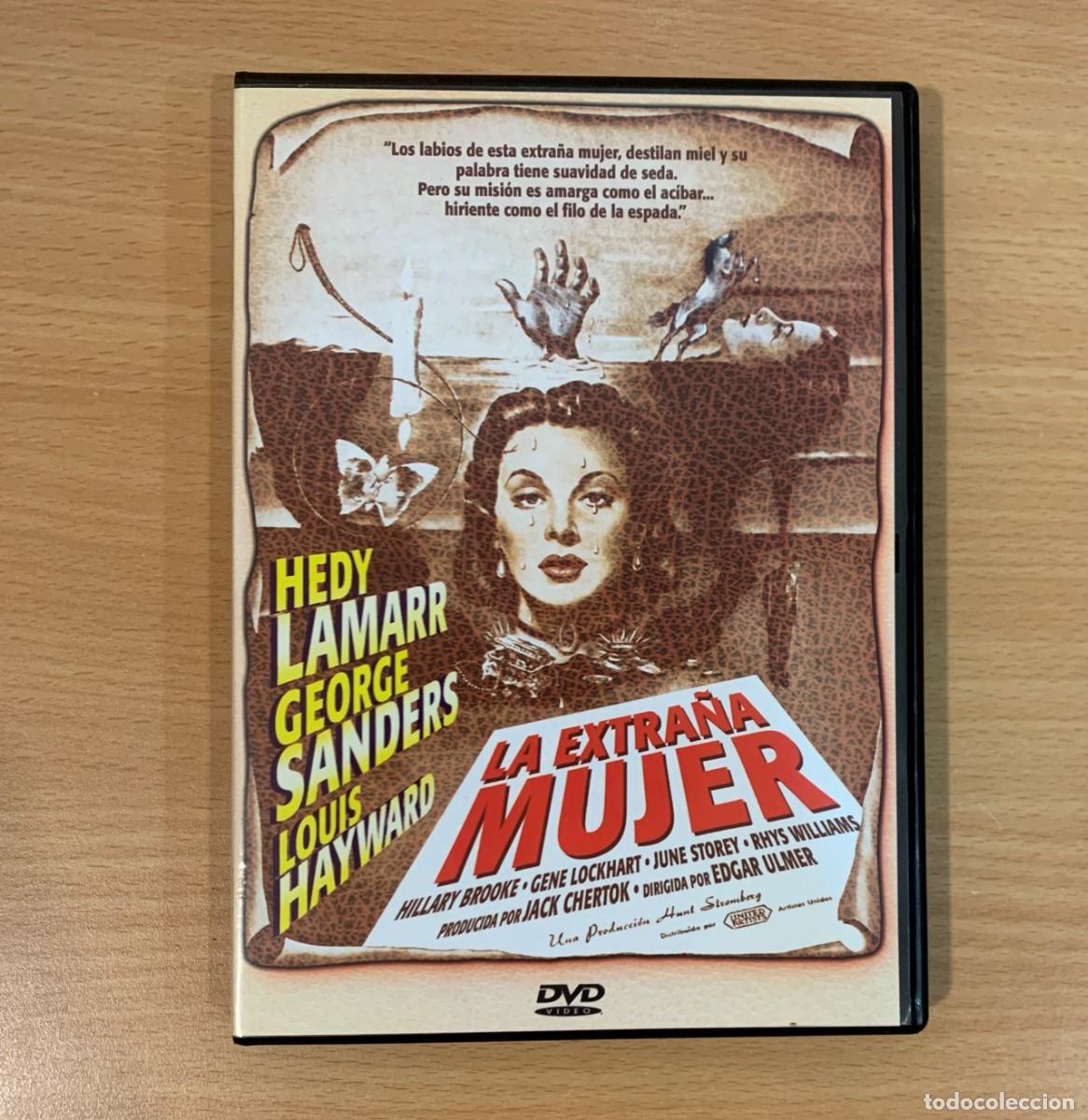 Cine: DVD CINE CL&Aacute;SICO DE INTRIGA CON HEDY LAMARR - LA EXTRA&Ntilde;A MUJER (1946)