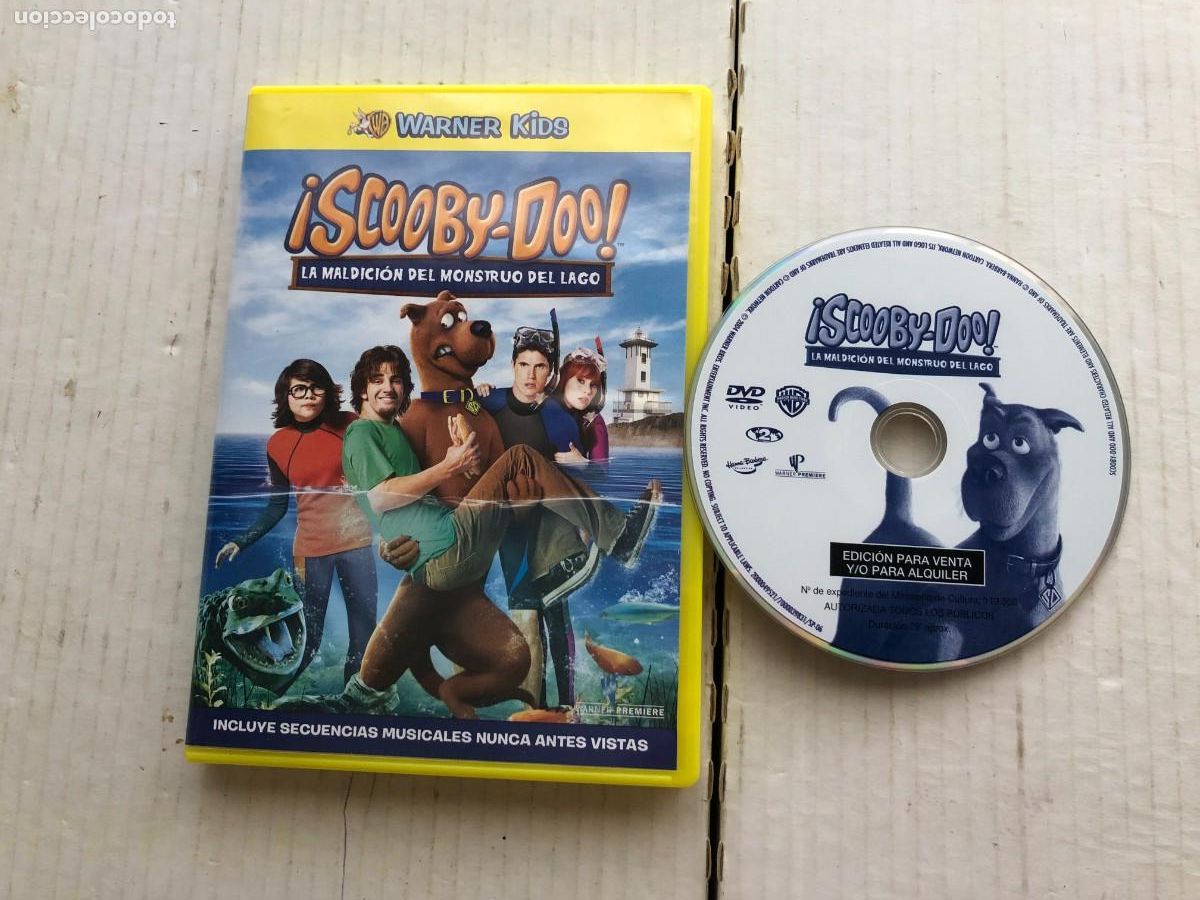 Cine: SCOOBYDOO Y LA MALDICION DEL MONSTRUO DEL LAGO SCOOBY-DOO - PELICULA DVD KREATEN