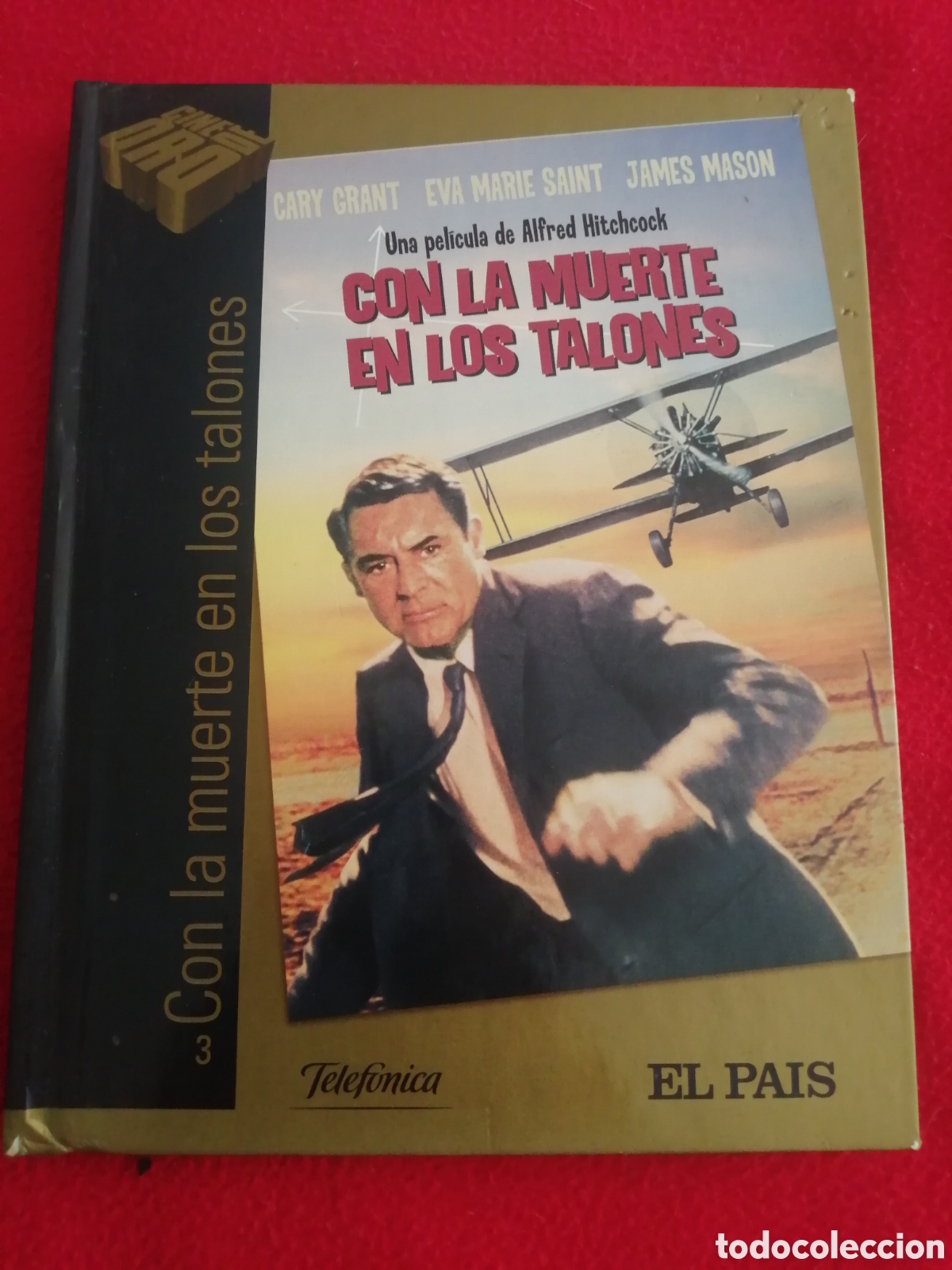 Cine: Solo caja libreto - con la muerte en los talones - Hitchcock Cary grant