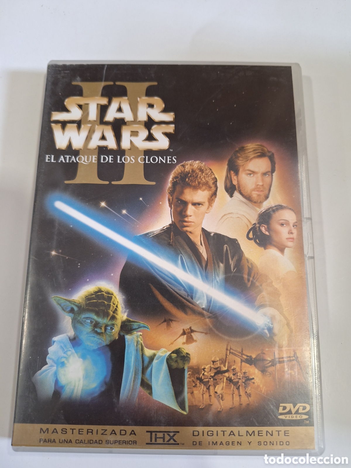 Cine: V108 star wars el ataque de los clones DVD PROCEDENTE DE VIDEOCLUB