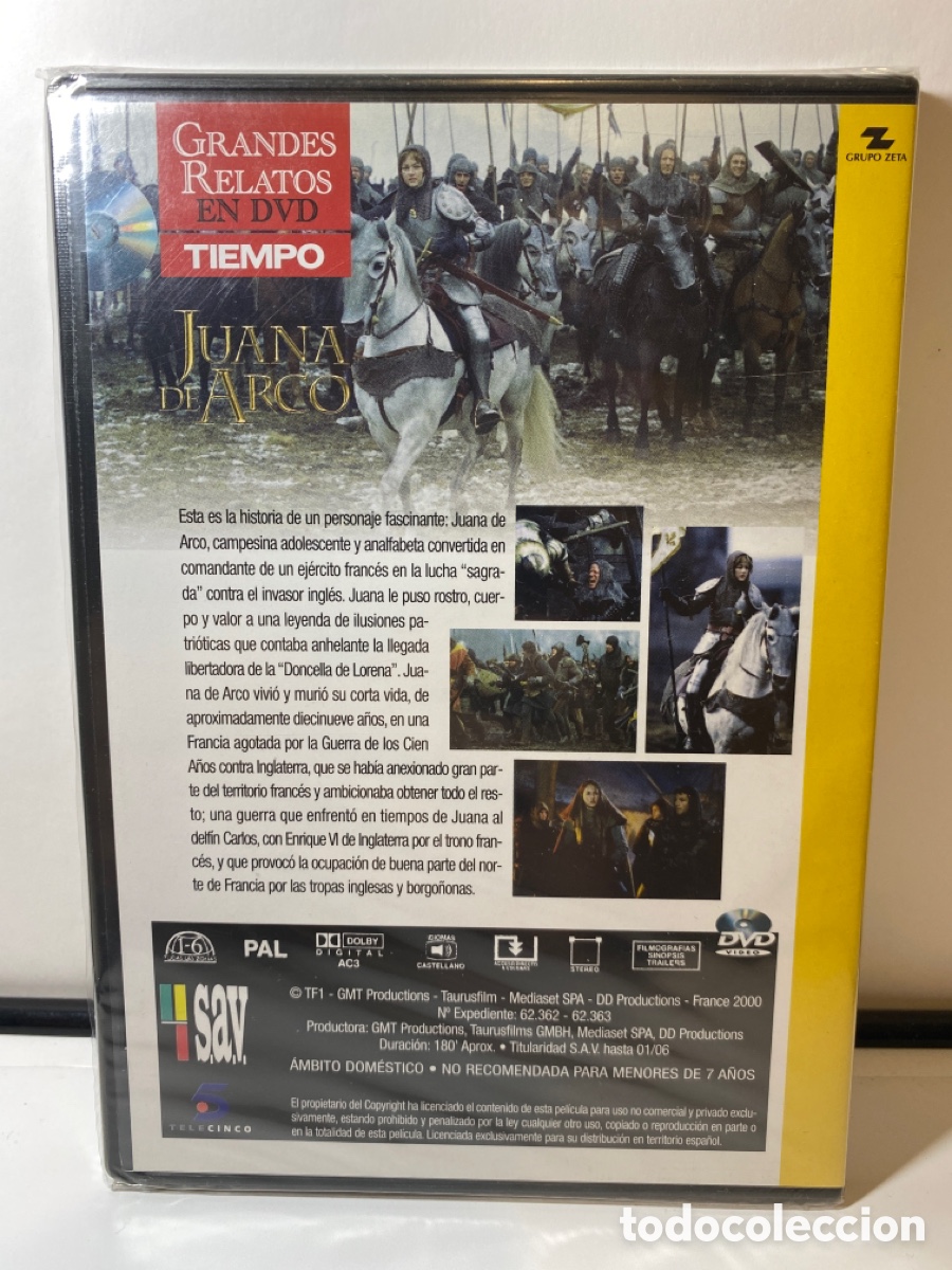 Cine: Juana de Arco DVD - Foto 2