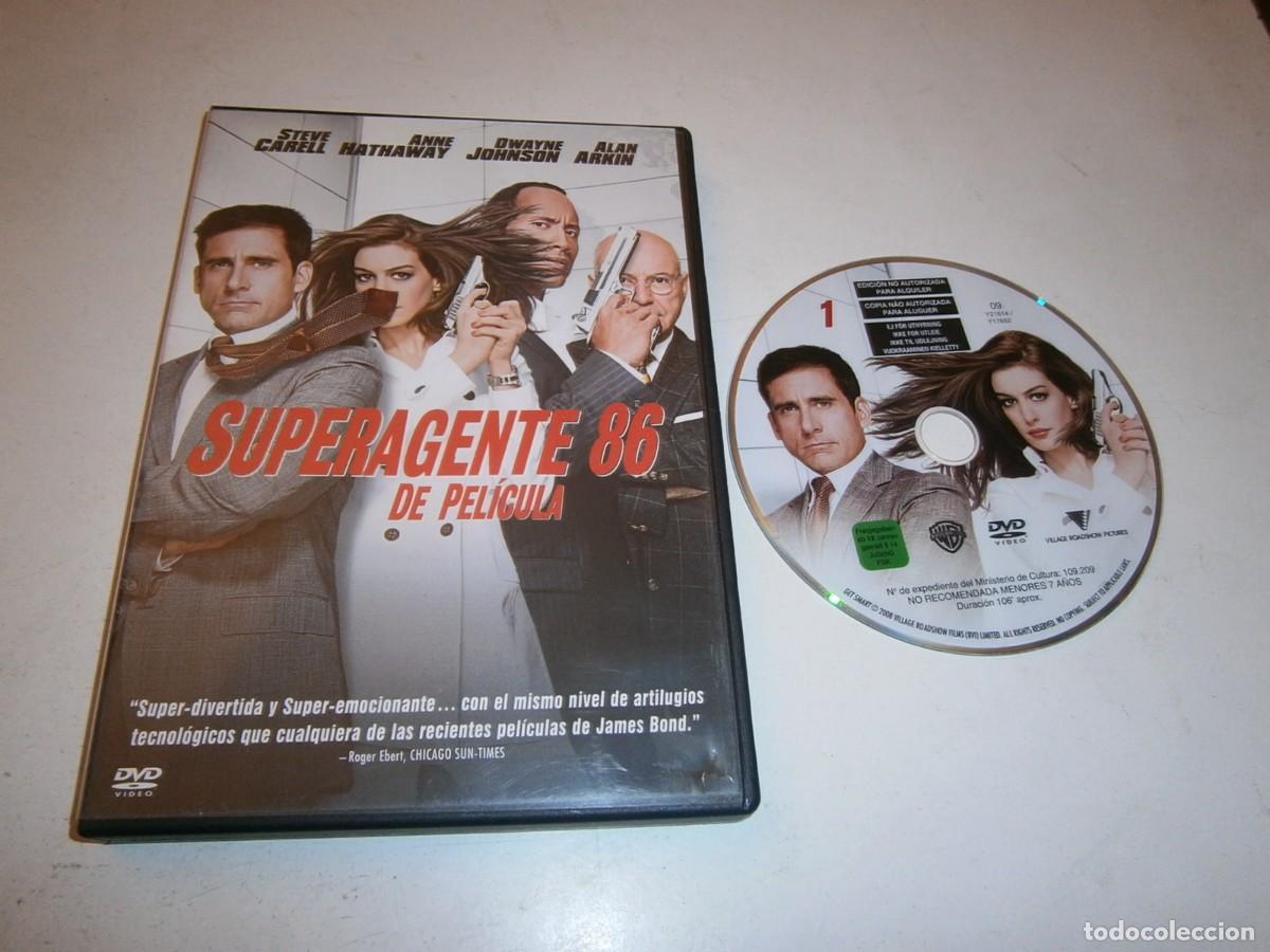 Cine: SUPERAGENTE 86 LA PELICULA DVD STEVE CARRELL ANNE HATHAWAY DWAYNE JOHNSON ALAN ARKIN