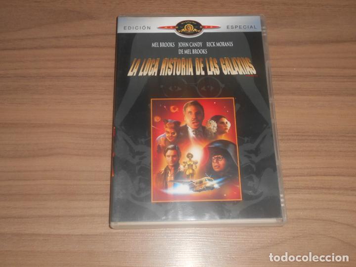Cine: La LOCA HISTORIA de Las GALAXIAS Edicion Especial 2 DVD Mel Brooks COMO NUEVA