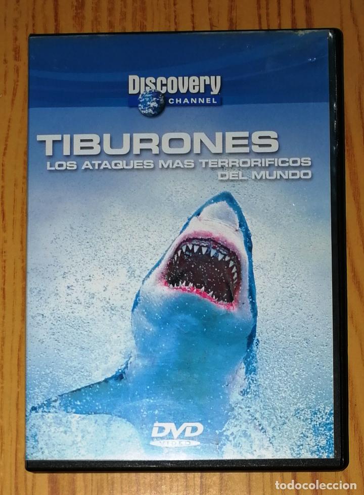Cinema: DVD. TIBURONES : Los ataques m&aacute;s terror&iacute;ficos del mundo / Discovery Channel. - DVD Spain, 2002