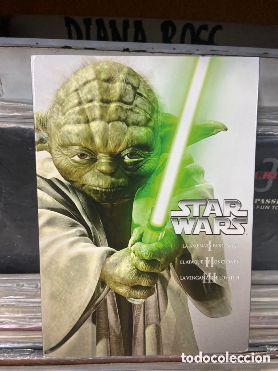 Cine: Star wars 1 la amenaza fantasma 2 el ataque de los clones 3 la venganza de los sith