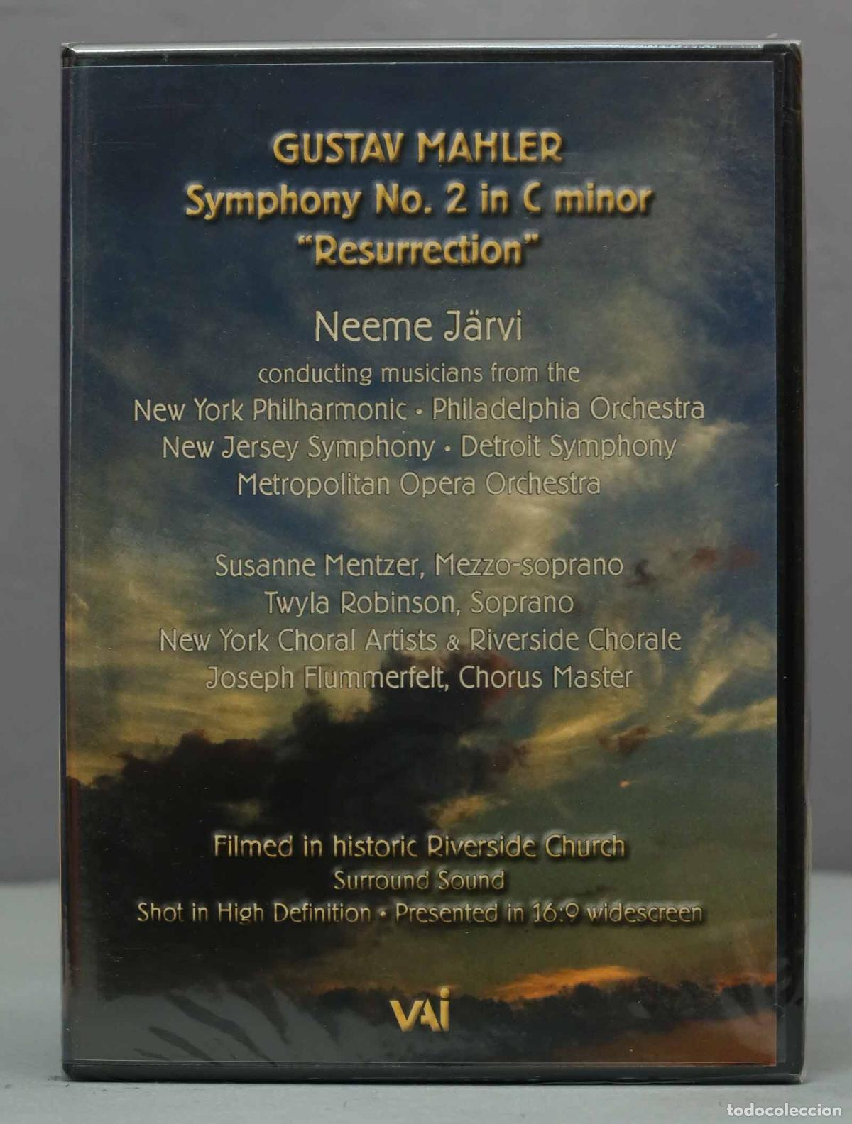 Cinema: DVD. Mahler Symphony No. 2 Neeme J&auml;rvi, conductor . PRECINTADO