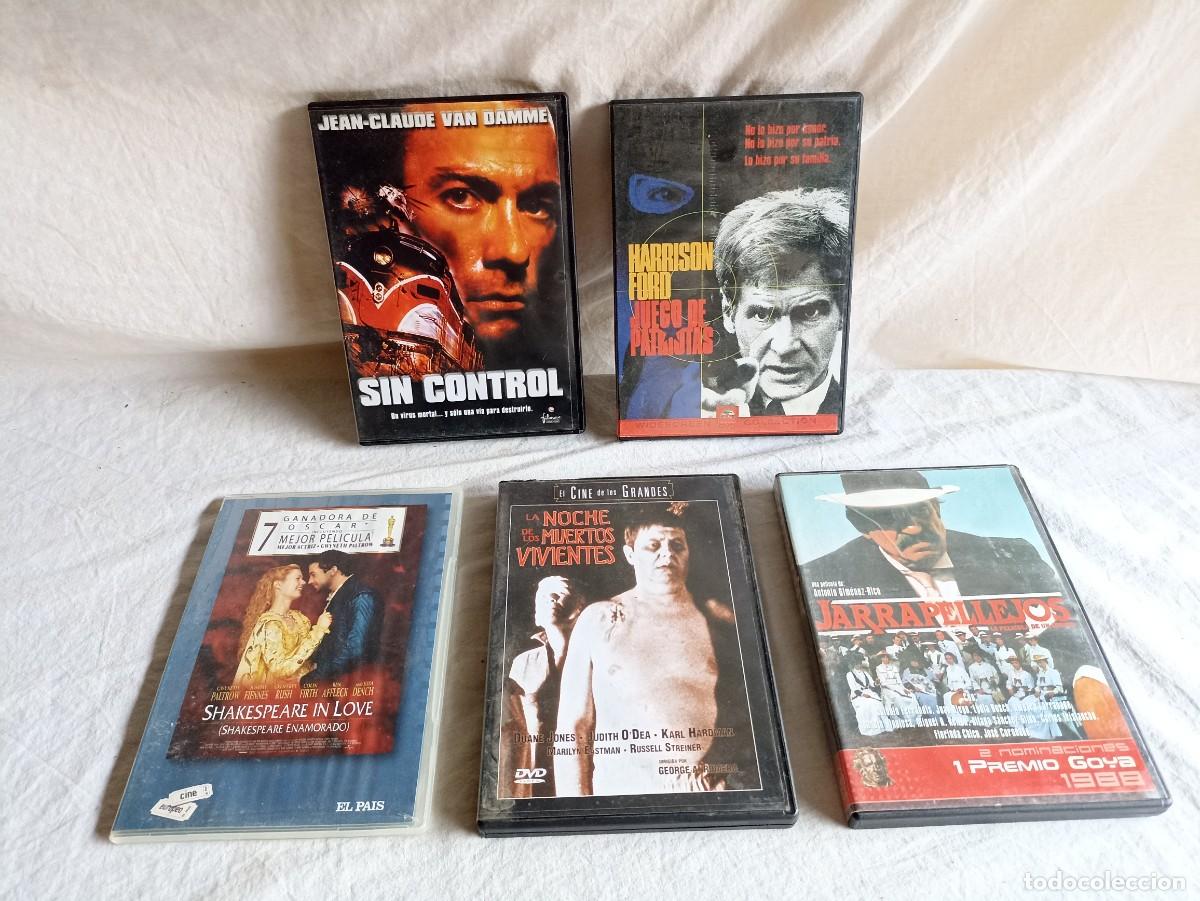 Cine: Lote 5 pel&iacute;culas dvd en espa&ntilde;ol