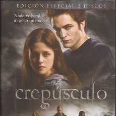 Cine: DVD CREPUSCULO EDICION ESPECIAL 2 DISCOS + LIBRETO