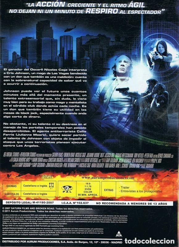 Cine: DVD NEXT NICOLAS CAGE - Foto 1