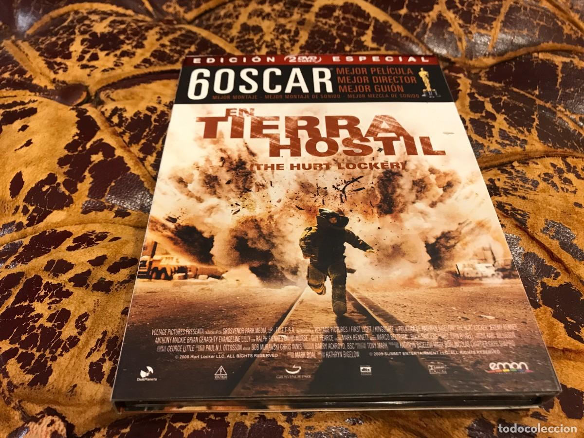 Cine: DVD. EN TIERRA HOSTIL. EDICI&Oacute;N ESPECIAL (2 DVD + ESTUCHE DE CART&Oacute;N)