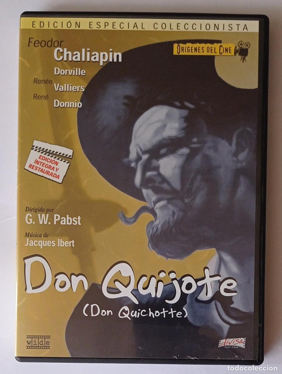 Cine: DON QUIJOTE (DON QUICHOTTE)(1933 G.W. PABST)(DVD ORIGENES DEL CINE) - USADO