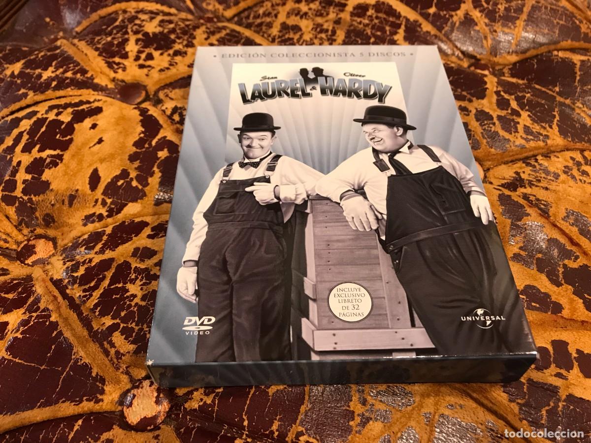 Cinema: DVD. LAUREL & HARDY. EDICI&Oacute;N COLECCIONISTA (5 DISCOS + ESTUCHE CART&Oacute;N + LIBRETO)