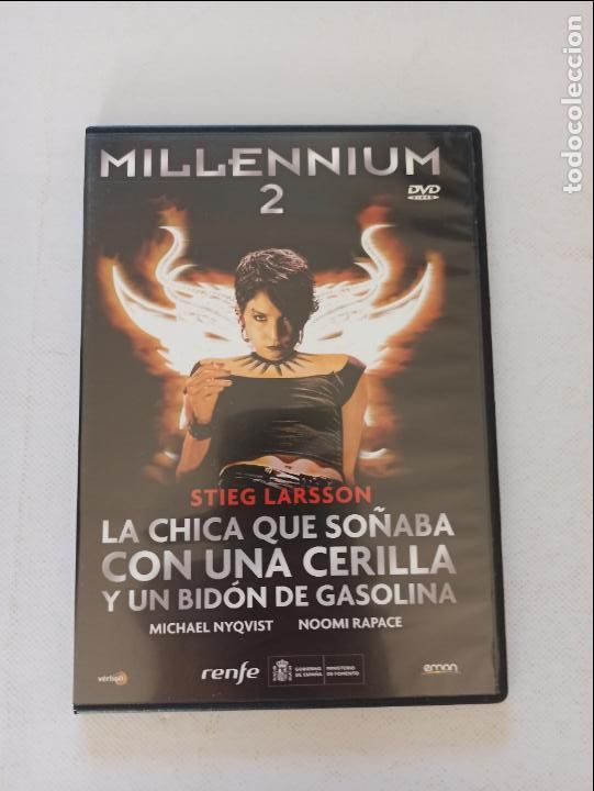 Cin&eacute;ma: DVD MILLENNIUM 2 - LA CHICA QUE SO&Ntilde;ABA CON UNA CERILLA Y UN BIDON DE GASOLINA - CAJA SLIM (H4)