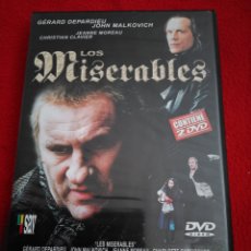 Cine: DVD LOS MISERABLES (2 DISCOS) - GÉRARD DEPARDIEU JOHN MALKOVICH JEANNE MOREAU