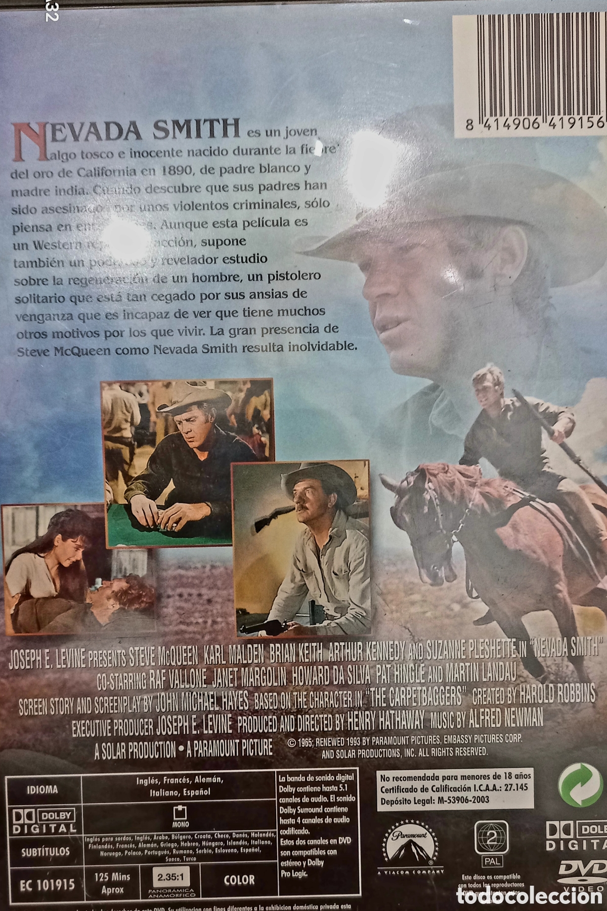 Cine: NEVADA SMITH. STEVE McQUEEN - Foto 2