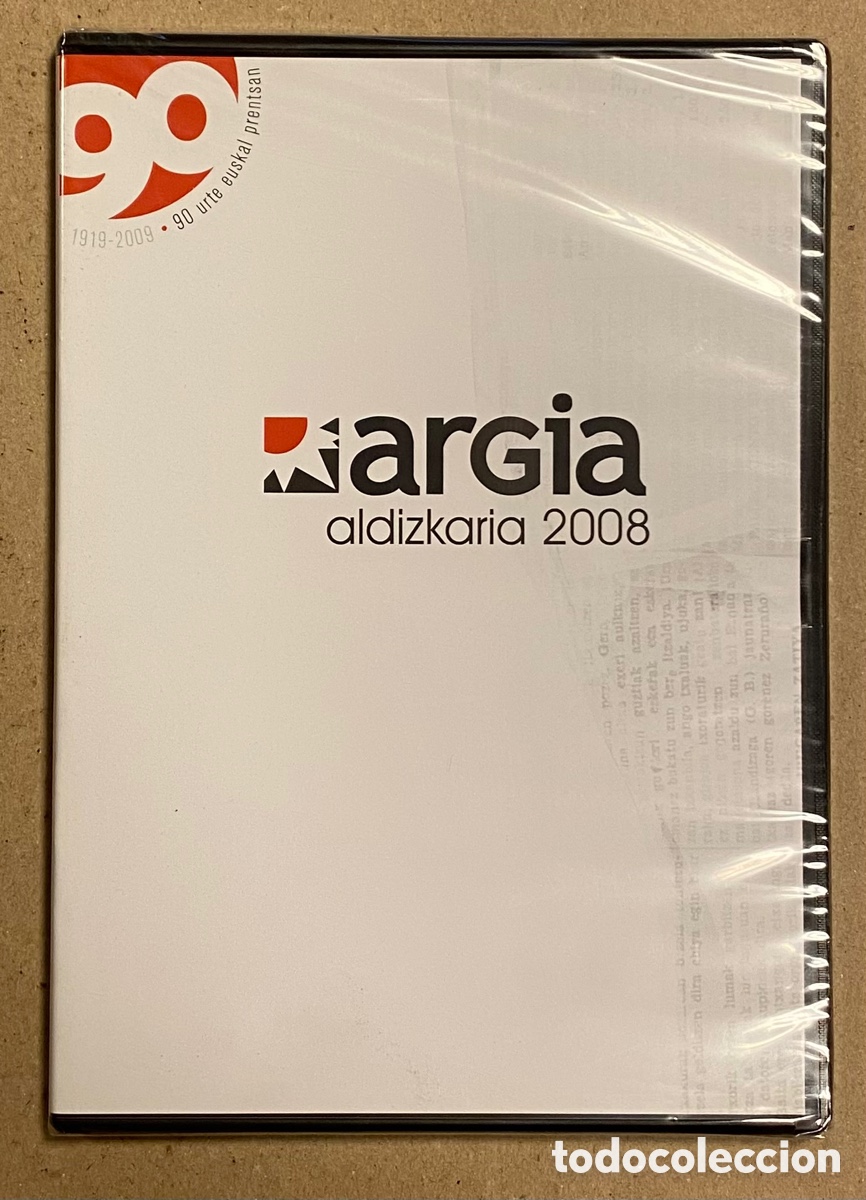 Cinema: DVD. ARGIA ALDIZKARIA 2008. NUEVO, CON PRECINTO PL&Aacute;STICO.