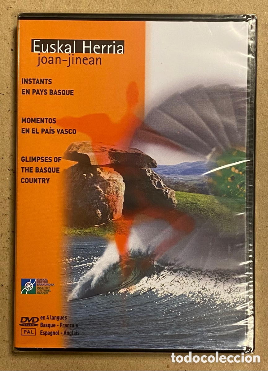 Cine: DVD. EUSKAL HERRIA JOAN-JINEAN MOMENTOS EN EL PA&Iacute;S VASCO. NUEVO, CON PRECINTO PL&Aacute;STICO.