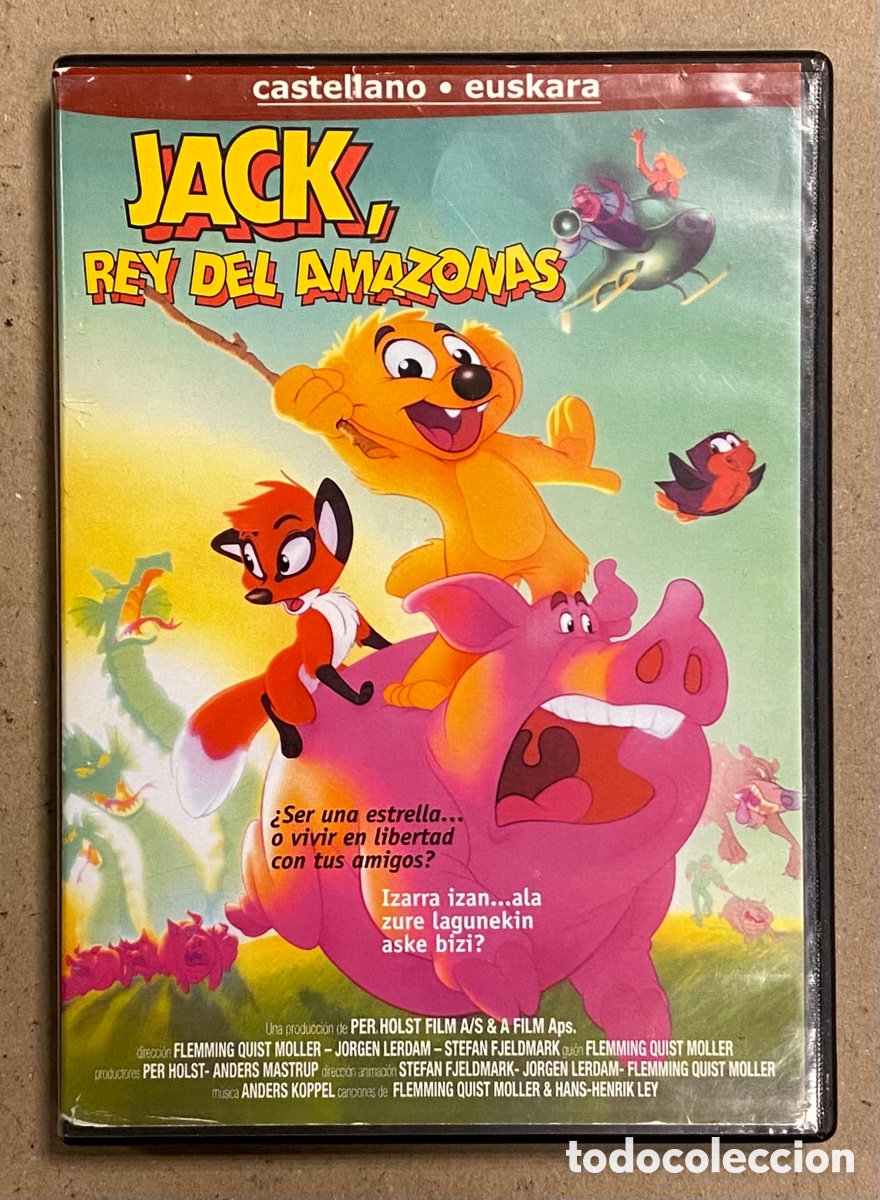 Cine: DVD. JACK, REY DEL AMAZONAS. CASTELLANO Y EUSKERA.