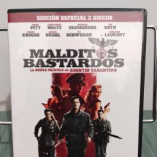 Cine: MALDITOS BASTARDOS EN DVD 2 DISCOS - (QUENTIN TARANTINO BRAD PITT, CHRISTOPH WALTZ, MÉLANIE LAURENT
