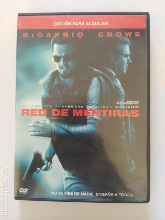 Cin&eacute;ma: DVD RED DE MENTIRAS - DI CAPRIO - EDICION DE ALQUILER (M5)