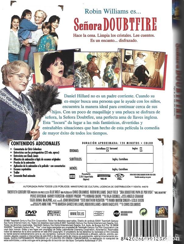 Cine: SE&Ntilde;ORA DOUBTFIRE ROBIN WILLIAMS - Foto 2