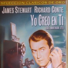 Cine: YO CREO EN TI (HENRY HATHAWAY, 1948, JAMES STEWART, R. CONTE, LEE J. COBB) (VER FOTOS)