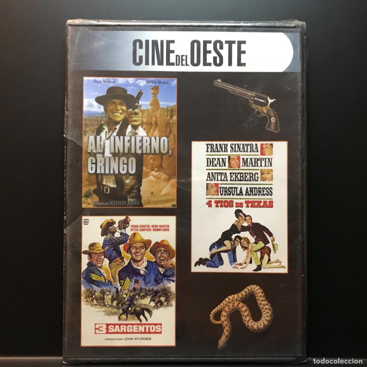 Cine: Grandes Cl&aacute;sicos 3x1 ● Al Infierno, Gringo - 4 Tios de Texas - 3 Sargentos● [DVD]