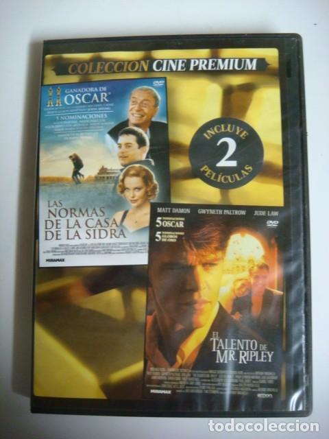 Cine: D.V.D. 2 X 1-DE COLECCION CINE PREMIUM LAS NORMAS DE LA CASA DE LA SIDRA Y EL TALENTO DE MR.RIPL-(G)