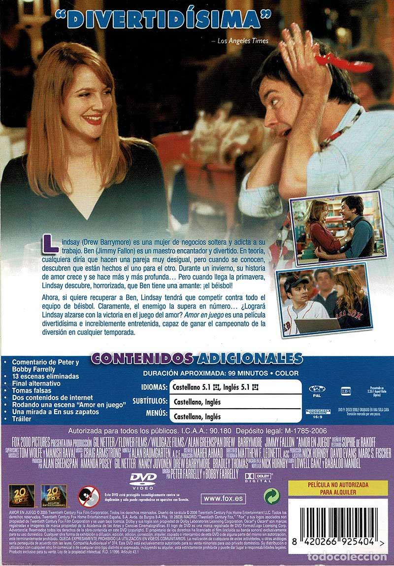 Cine: Amor en juego. DVD - Foto 2