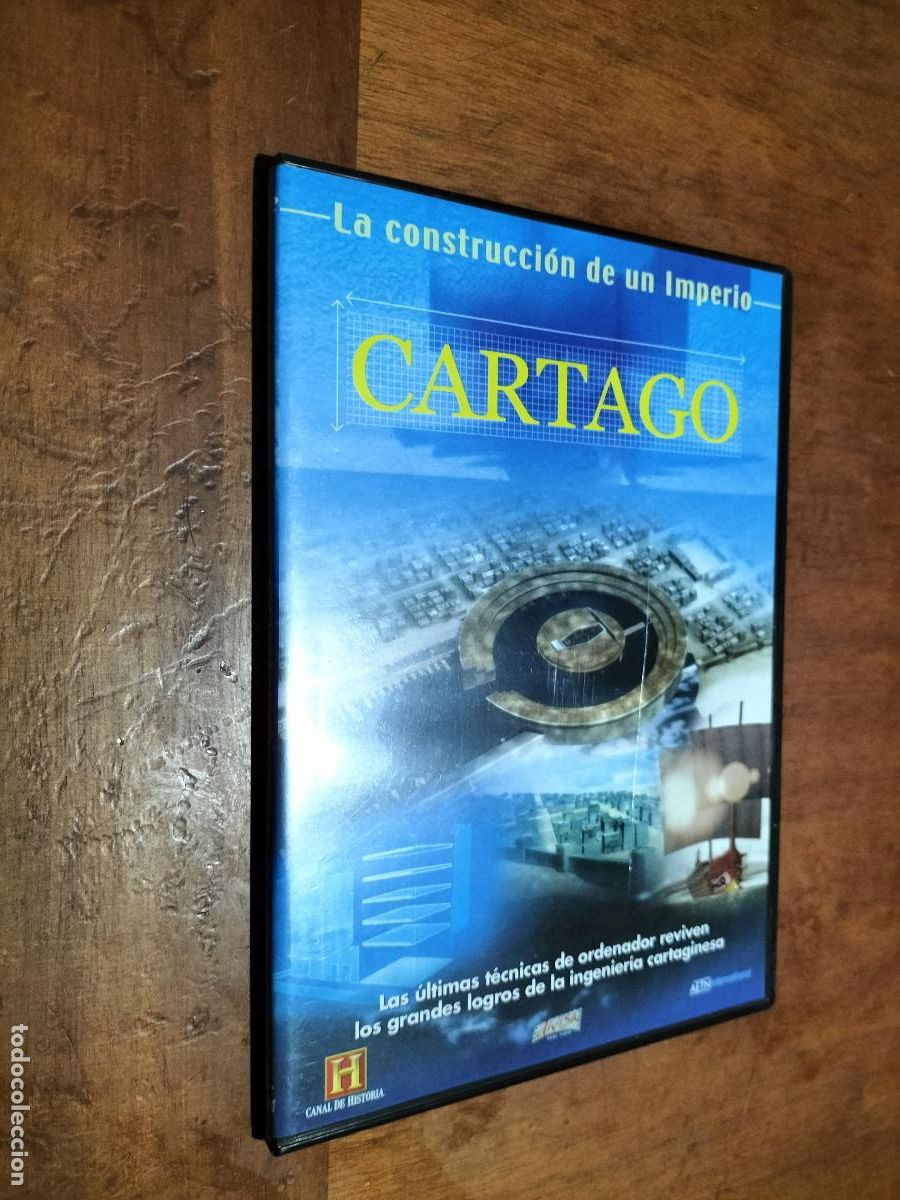 Cin&eacute;ma: CARTAGO. LA CONSTRUCCI&Oacute;N DE UN IMPERIO. CANAL HISTORIA. DVD. CAJA ESTRECHA.