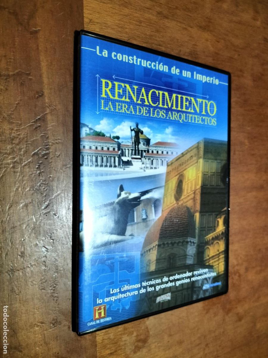 Cinema: RENACIMIENTO LA ERA DE LOS.... LA CONSTRUCCI&Oacute;N DE UN IMPERIO. CANAL HISTORIA. DVD. CAJA ESTRECHA.