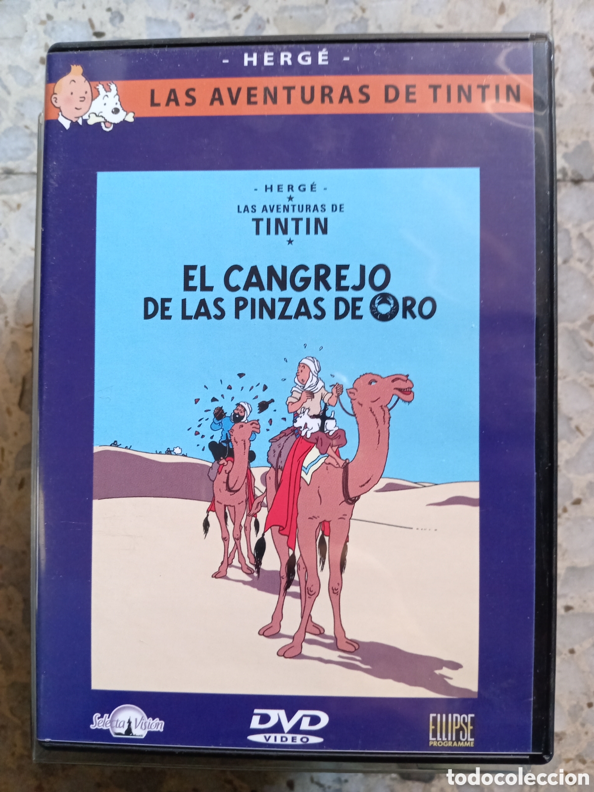 Cine: DVD TINTIN EL CANGREJO DE LAS PINZAS DE ORO
