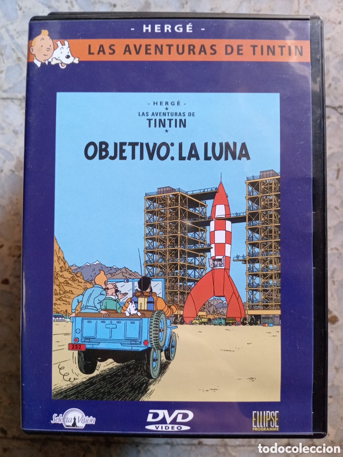 Cine: DVD TINTIN OBJETIVO LA LUNA
