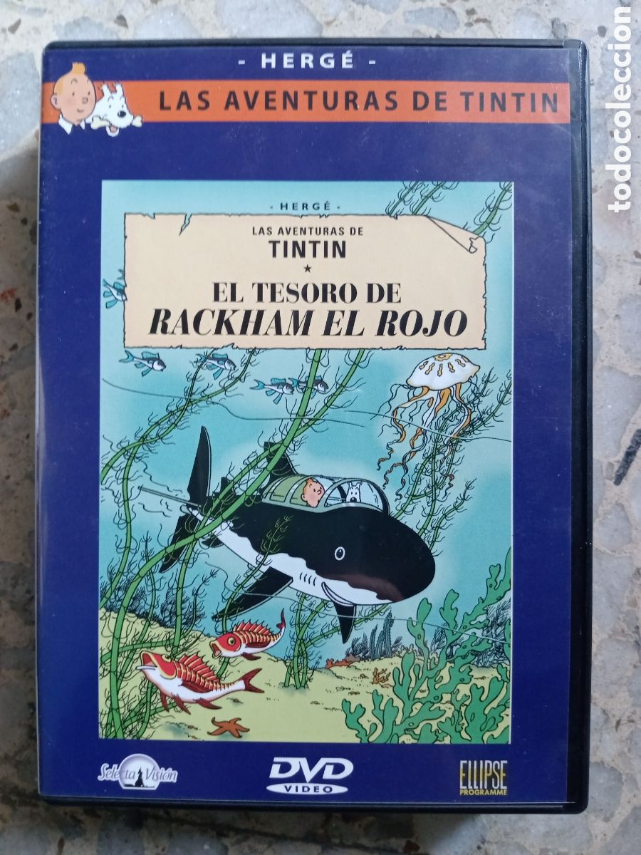 Cine: DVD TINTIN EL TESORO DE RACKHAM EL ROJO