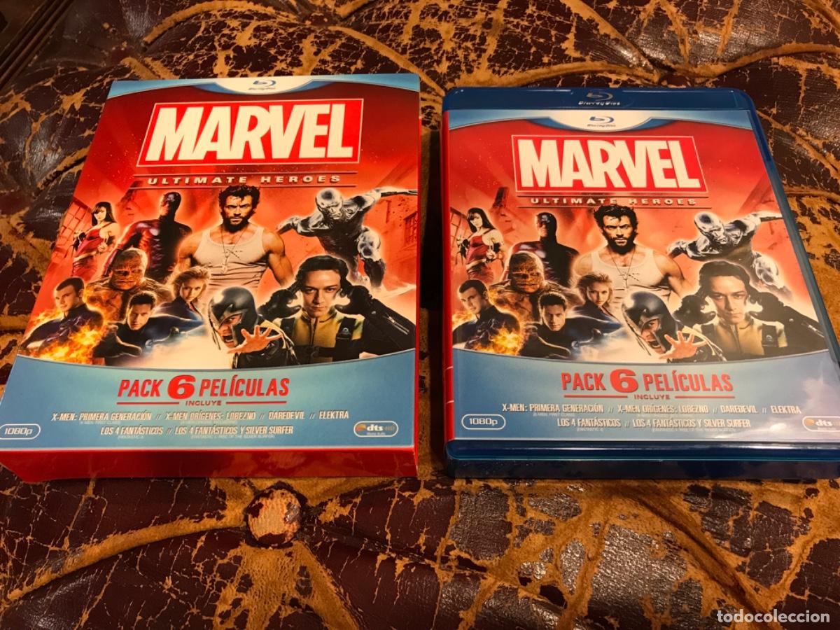 Cine: BLU RAY. MARVEL. ULTIMATE HEROES. (PACK 6 PEL&Iacute;CULAS)