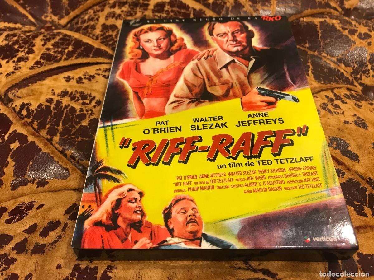 Cinema: DVD. RIFF-RAFF. TED TETZLAFF (FUNDA DE CART&Oacute;N + LIBRETO)
