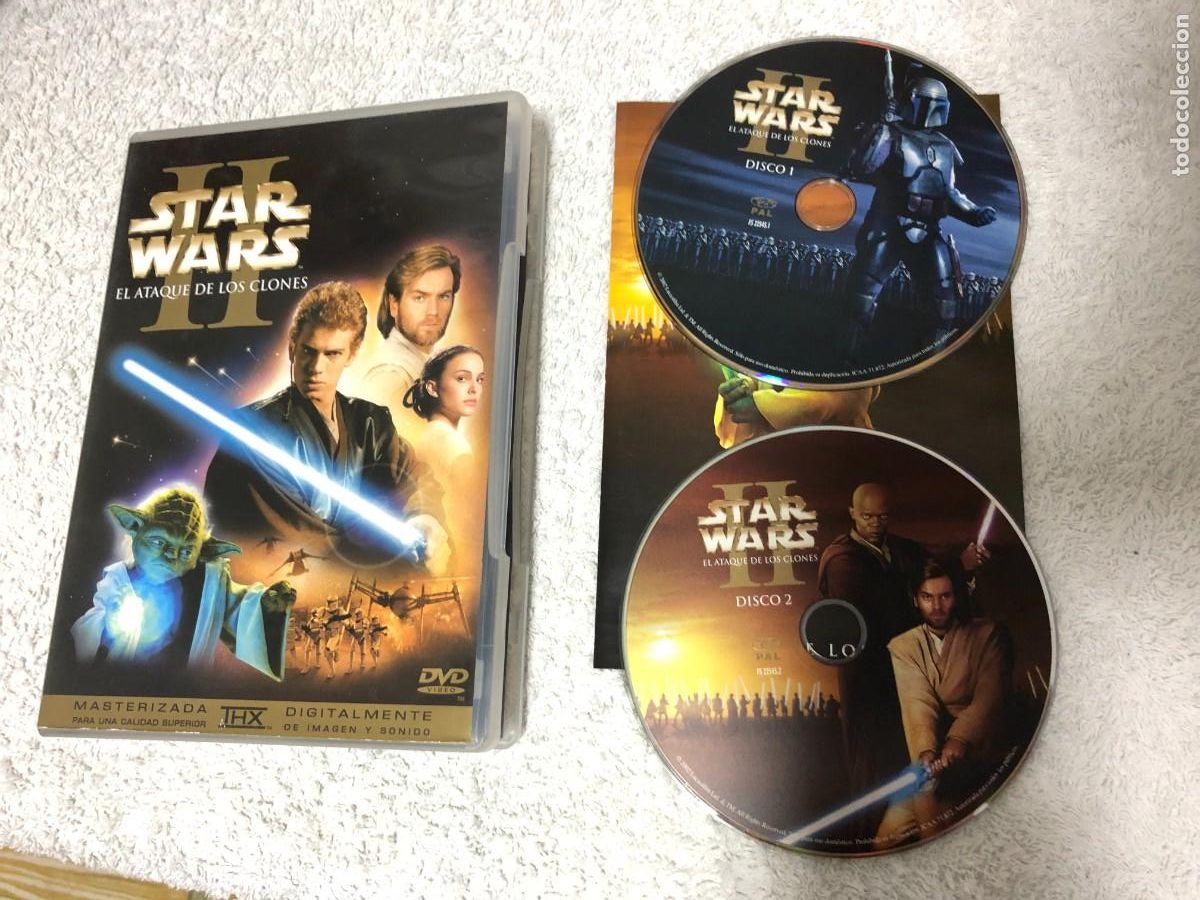 Cine: STAR WARS EL ATAQUE DE LOS CLONES II STARWARS - PELICULA DVD KREATEN