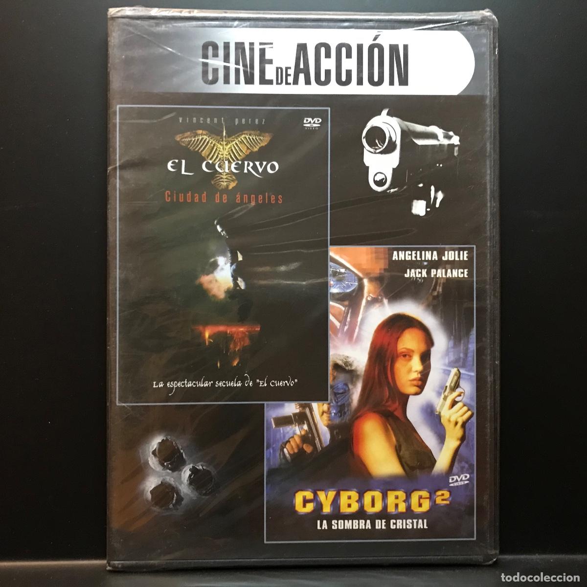 Cin&eacute;ma: Cine de Acci&oacute;n ● El Cuervo &rdquo;Ciudad de &Aacute;ngeles&rdquo; - Cyborg ● [DVD] Slim precintado