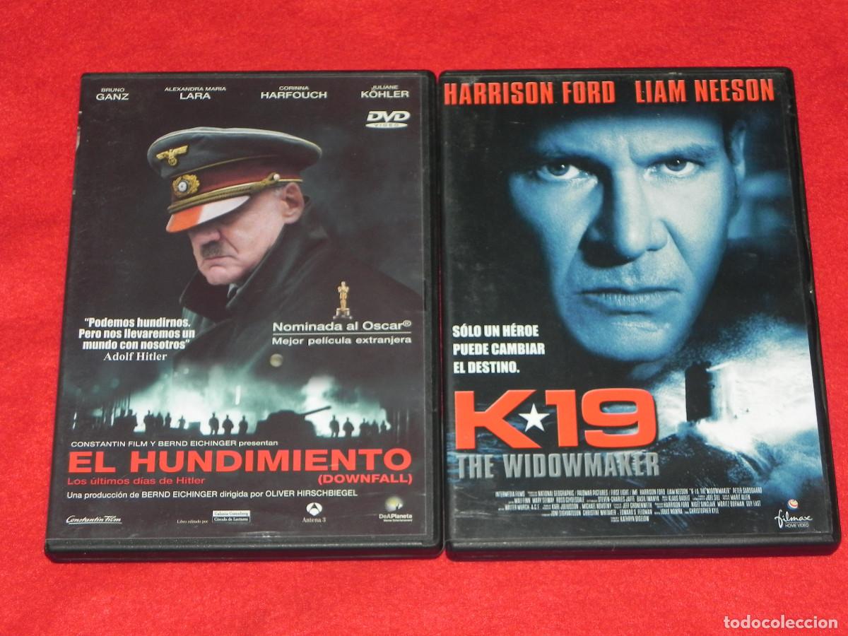 Cine: 2 DVD&acute;s, K*19 The Widowmaker y El Hundimiento (Ver otra foto). (P)
