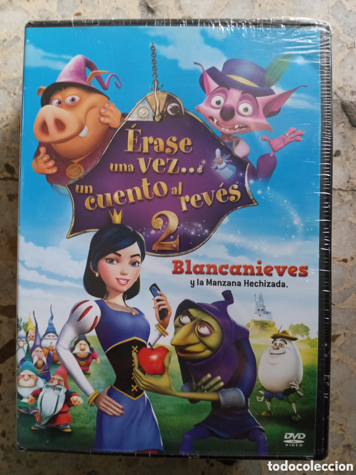Cinema: DVD ERASE UNA VEZ UN CUENTO AL REVES 2 BLANCANIEVESY LA MANZANA HECHIZADA NUEVO PRECINTADO