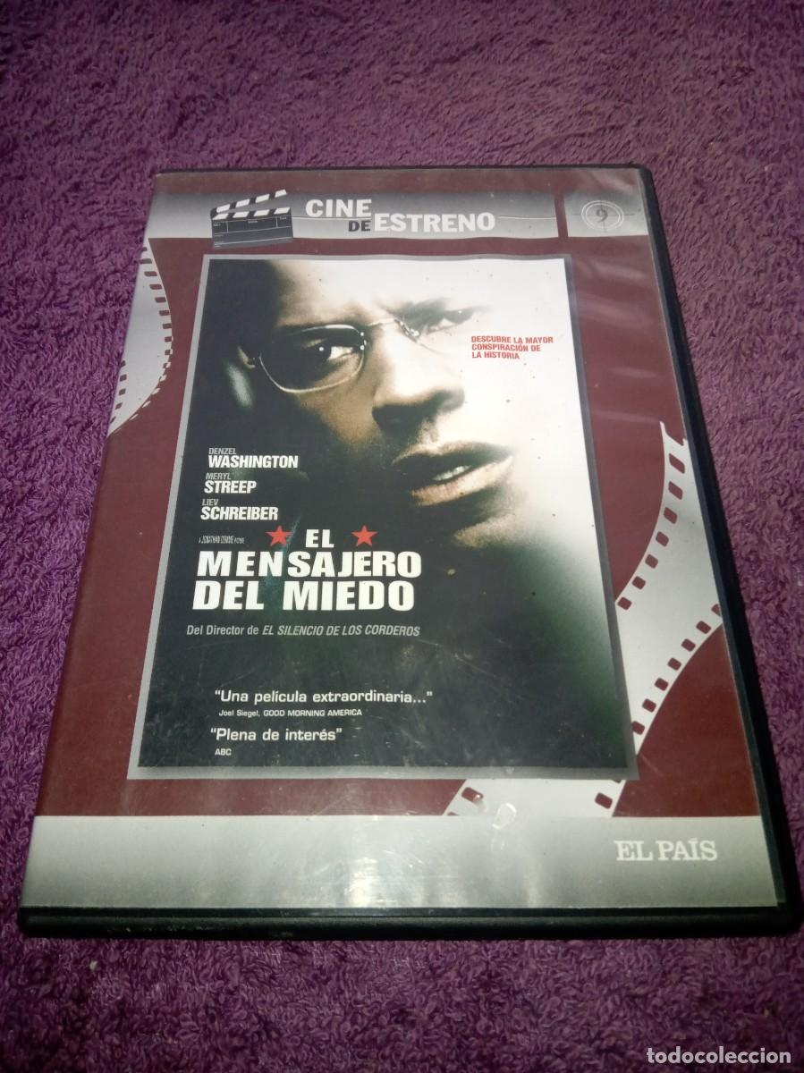 Cine: EL MENSAJERO DEL MIEDO CAJA FINA DVD
