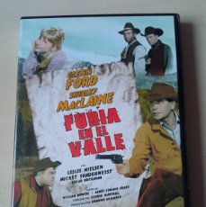 Cine: FURIA EN EL VALLE (DVD) GLENN FORD, SHIRLEY MACLAINE,LESLIE NIELSEN,GEORGE MARSHALL