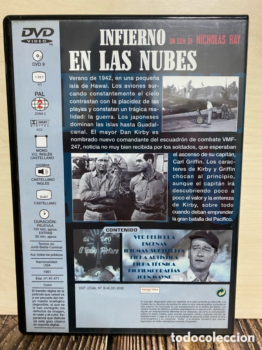 Cine: Infierno En Las Nubes (DVD) - Foto 2