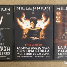 Cine: DVD. MILLENNIUM - TRILOGÍA - 3 DVDS.