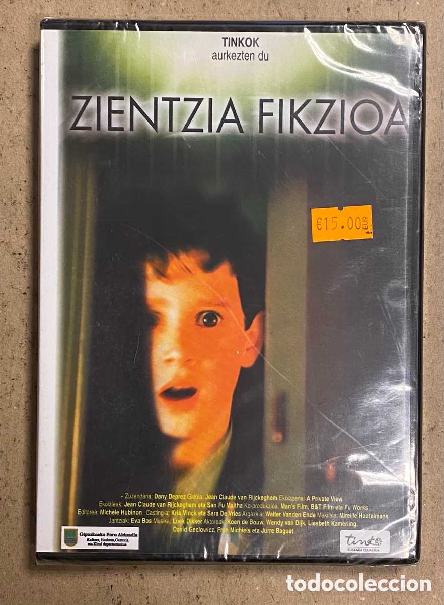 Cinema: DVD. ZIENTZIA FIKZIOA. DANY DEPREZ. EUSKARAZ. NUEVO, CON PRECINTO PL&Aacute;STICO.