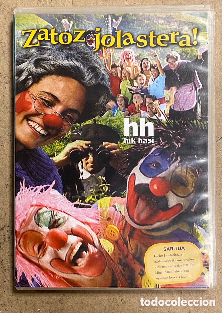 Cinema: DVD. ZATOZ JOLASTERA! HIK HASI. EUSKARAZ.
