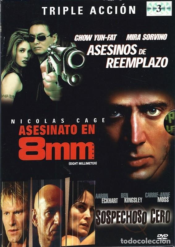 Cinema: ASESINOS DE REEMPLAZO / ASESINATO EN 8 MM/ SOSPECHOSO CERO