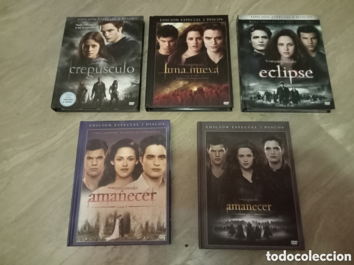 dvd. saga crepúsculo completa. ediciones especi - Compra venta en  todocoleccion