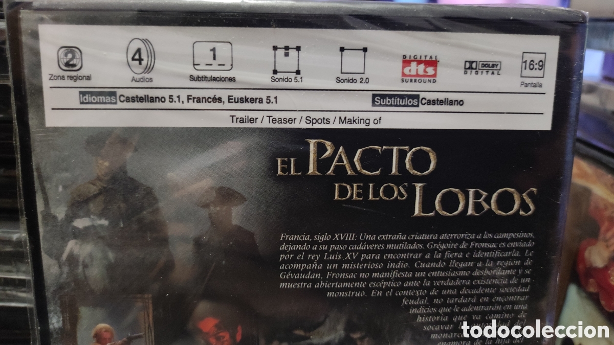 Cine: El pacto de los lobos dvd - Foto 2