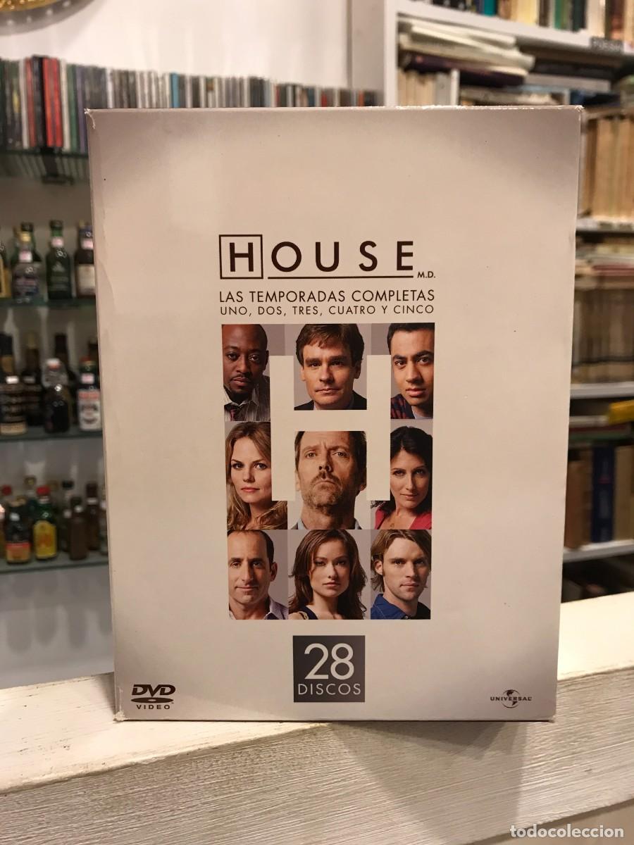 Cinema: DVD. HOUSE. COLECCI&Oacute;N. TEMPORADAS UNO A CINCO. (28 DISCOS)
